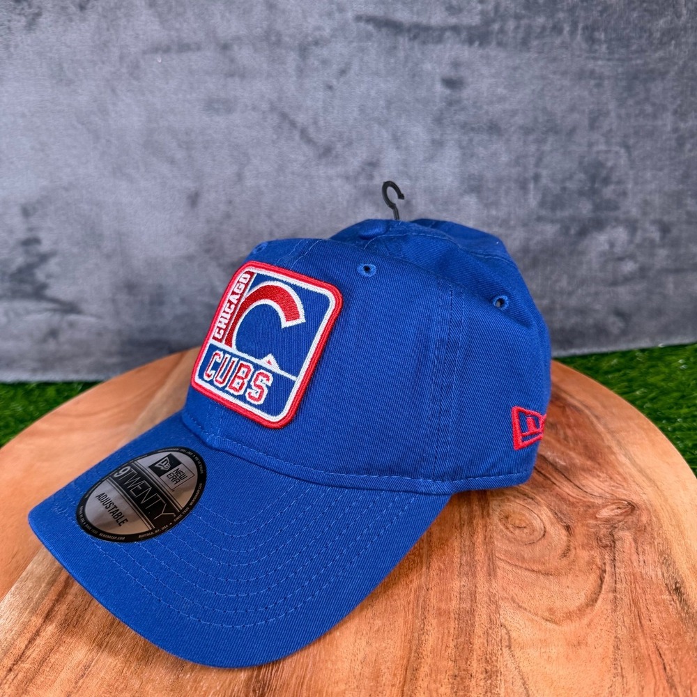 New Era 9TWENTY Chicago Cubs Hat Mens Blue Adjustable Strap Baseball Cap NWT